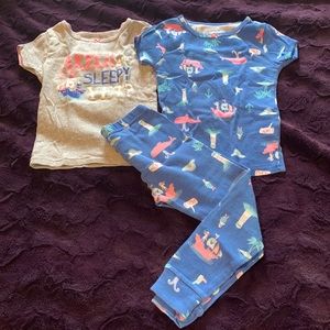 3 piece carters pajamas size 4T